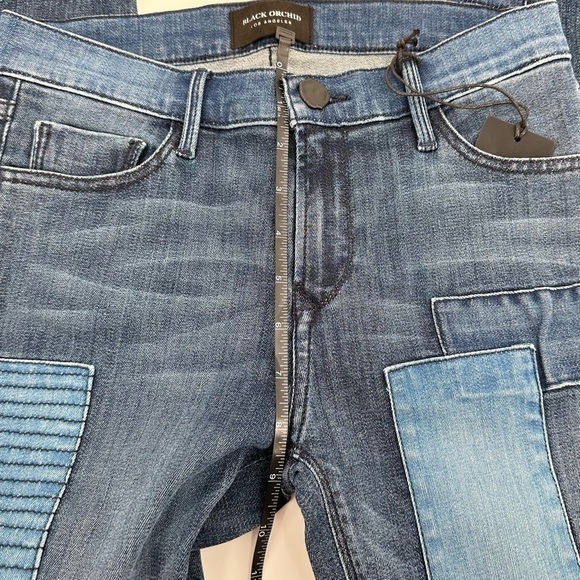 BLACK Orchid NWT Women’s Mid Rise Patchwork Skinny Jeans Size 26 - Picture 13 of 14